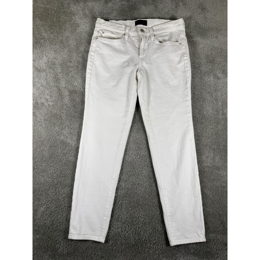 Vince Mason Relaxed Rolled Jeans Soft White DV156A-2156 Size 27